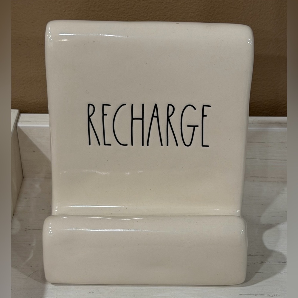 NEW Rae Dunn Recharge Phone & Tablet Holder White - Picture 4 of 7